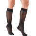 Truform Sheer Compression Stockings 15-20 mmHg Women's Knee High Length 20 Denier Charcoal Large