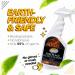 Quick N Brite Fireplace Glass Cleaner Set - 24 oz Spray with Cloth and Sponge - Buy Online on GoSupps.com