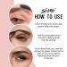 Skone Cosmetics Brow Wand Eyebrow Pencil - Chocolate 0.1 oz | Retractable & Waterproof Brow Liner for Sleek Brunette Eyebrows - Buy Online on GoSupps.com