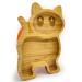 Eco Health Kitten Bamboo Baby Plate Kids and Toddler Suction Cup Bamboo Plate for Babies Non-Toxic and Cool to The Touch Ideal for Baby Weaning Cat Plate (Orange)