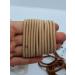 12 PCS BEIGE Elastic Hair Bands - Gentle 3mm Ponytail Holders for Women, Men, Girls, Kids - No Metal Bulk Hair Ties - Buy Online on GoSupps.com