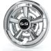 10L0L Golf Cart SS Wheel Covers Hub Caps for EZGO/Club Car/Yamaha - 8 Chrome Set of 4 - Snap-on Installation - Buy Online on GoSupps.com