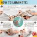Self Adhesive Lamination Sheets 9 x 11.5 Inches 4 Mil Thick Suited for Letter Size Self Seal Laminating Sheets 8.5 x 11 20 Pack - Buy Online on GoSupps.com