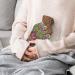 Mandala Floral Hot Water Bottle with Lid - Rubber Hot Water Bag for Pain Relief Cramps & Foot Warmer - Ideal for Hot and Cold Therapy - Buy Online on GoSupps.com