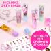 Barbie Sweet Shop Lip Gloss Making Kit - 12 Craft Accessories & Keychains for Kids 6+ Perfect Gift for 6-Year-Old Girls - Buy Online on GoSupps.com