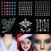 12 Sheets Face Jewels & Body Gems - Rhinestone Stickers with 24g Fine Glitter & Makeup Glue for Festivals & Parties - Buy Online on GoSupps.com