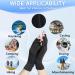 2 Pairs UV Protection Gloves Professional Gel Manicure Gloves Soft Comfortable Gloves Sun Cream Fingerless Gloves for Excursions (Black) - Buy Online on GoSupps.com