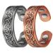 Magnetic Rings for Women 99.9% Pure Copper 4 Pack Magnetic Therapy for Arthritis