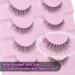 Yawamica Short Wispy 3D Faux Mink False Eyelashes - Natural Look, Crisscross Design - 7 Pairs (9MM) - Buy Online on GoSupps.com