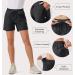 G Gradual Women's Black 5 Hiking Cargo Shorts - Quick Dry Athletic Shorts with Pockets for Golf, Workout & Walking - Size Large - Buy Online on GoSupps.com