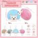 Hedgehog Shape Pin Cushion Set - 4 Pcs Furry Sewing Pincushions in 4 Colors for DIY Crafts and Quilting Projects - Buy Online on GoSupps.com