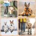 Fanshiontide Waterproof Dog Shoes Dog Boots Anti-Slip Dogs Paw Shoes Adjustable Straps Paw Protectors for Small Medium Dogs Indoor Outdoor Walking 4pcs XL - Buy Online on GoSupps.com