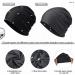 Winter Gothic Hat Set - Unisex Goth Beanie with Rivet Rock Punk Stud Spike Design - Black Gray Skull - Buy Online on GoSupps.com