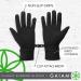 Gaiam Women's Classic Touchscreen Running Gloves - Lightweight Winter Gear (Black, S/M) - Buy Online on GoSupps.com