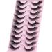 Zenotti L Curl Natural Look False Eyelashes - Wispy Cat Eye Strip Lashes for Fluffy Volume - Faux Mink Extensions for Fox Eye Look - Buy Online on GoSupps.com