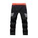 CATERTO Kids Boys Girls Waterproof Outdoor Hiking Pants Warm Fleece Lined Black Large