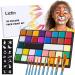 Lictin face painting 36 Colors Face Paint and Bodypainting Colors for Halloween Schminke Carnival Envelope Baby Bump Theater Milk and Schminke Car