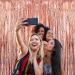 Fachoige 3pack 3.2ft x 6.6ft Metallic Tinsel Foil Fringe Curtains Wedding for Birthday Engagement Bridal Shower Bachelorette Holiday Celebration Party Decorations and Photo Booth Props (Rose Gold ) - Buy Online on GoSupps.com