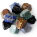 Xiannvxi 2 "Lapislazuli Obsidian Stone Groß Crystals Set Natural Steine Healing Source of life Plus stones Premium water stones for drinking water 4PCs L-Lapislazuli Obsidian Tiger eye Aventurin