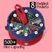 Monstrous Dice Bag - Red/Blue - 8 Pockets - 500+ Dice Capacity - Perfect for Dice Hoarders - CardKingPro - Buy Online on GoSupps.com
