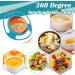 Baby Gyroscopic Bowl | Anti-Spill Toddler Feeding Bowl with Handle | Blue - Buy Online on GoSupps.com