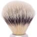 Plisson Shaving Brush - Antique Style with Nickel-Plated Handle & White Fibre | Premium Quality for a Luxurious Shave | International Shipping Available - Buy Online on GoSupps.com