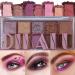 MAY FOLTREN Pink Purple Gold Brown Glitter Shimmer Eyeshadow Palette  10 Colors Eye Shadow Makeup Palettes  High Pigmented Waterproof Blendable Long Lasting Eye Palette (03)