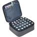 NICOGENA Double Layer Nail Polish Holder Organizer Bag | Holds 30 Bottles | Secure Soft Storage Cube | Manicure Set Case | Grey - Buy Online on GoSupps.com
