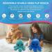 XEANCO Octopus Plushie - Double-Sided Flip Reversible Soft Stuffed Toy for Kids and Friends in Sea Green Blue | Perfect for Playing & Expressing Mood - Buy Online on GoSupps.com