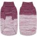 Queenmore Turtleneck Knitted Dog Sweater in Medium Purple | Leash Hole | Cold Weather Pet Knitwear for Small Medium Dogs - Buy Online on GoSupps.com