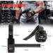 COFOF Train Aid - Strength Training Equipment with Anti-Slip Rubber Tires & Padded Lifting Straps for Bodybuilding | Professional Double-Sided Training Aid for Men & Women - Dark Black - Buy Online on GoSupps.com