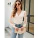 Fayenne Womens Tops Deep V Neck Cross Wrap Sexy Tops Polka Dot Mesh Long Sleeve T Shirt Casual Blouses M Beige - Buy Online on GoSupps.com