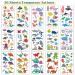 Apeso Kids Temporary Tattoos Kit - 30 Sheets, 300Pcs Cute Fake Tattoo Stickers, Waterproof Birthday Party Favor - Dinosaur, Sea Animal & Vehicle Themes - Buy Online on GoSupps.com