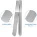 6-Piece Metal Nail File Set - Stainless Steel Sapphire Files for Salon and Travel - Buy Online on GoSupps.com