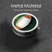 White Rugby Ball Portable Metal Pill Box | Compact 3-Compartment Design for Small Pills | Must-Have Travel Accessory - Buy Online on GoSupps.com