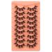 ALICE G 9 Pairs Pack Brown Wispy False Eyelashes - DIY Lash Clusters for Fluffy Volume | Mink Strip Lashes Look Like Eyelash Extensions - Fake Eye Lashes - Buy Online on GoSupps.com