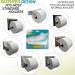 Teravan Standard Toilet Paper Extender - Fits Double and Triple Rolls, Easy to Use - Silver/Chrome - Buy Online on GoSupps.com