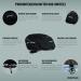 Waterproof Bicycle Helmet Cover | Windproof & Reflective Rain Protection - Black - Buy Online on GoSupps.com