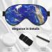 Abstract Marble Sleep Mask | Soft Adjustable Blackout Eye Mask for Men & Women - Dream Comfortably - Buy Online on GoSupps.com