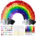 ARTDOT 5342 PCS Clay Beads Bracelet Making Kit  24 Colors Flat Heishi Beads for Jewelry Making with Accessories Crafts for Girls Ages 8-12