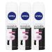 Nivea for Women Anti Perpirant Spray Invisible for Black & White 48h 150 Ml (Pack of 3) 5.1 Fl Oz (Pack of 3) - Buy Online on GoSupps.com