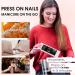 240 Pcs Press On Nails Short Acrylic Nail Tips with Glue | Classic Solid & French Designs | Salon Quality Artificial Nails - TZ10-16 - Buy Online on GoSupps.com