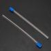 100 One-Way Sparkling Sucker Straws | Latex-Free Suction Tips | Flexible Transparent Hose with Blue Tips | Oral Care Accessories for International Shipping - Buy Online on GoSupps.com