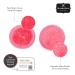 10-Pack Microfiber Make-Up Removal Cloths | Gentle Facial Cleaning Towels for Sensitive Skin | ko-Tex Certified | 7cm Round | Pink | High Absorbency (300 g/m ) - Buy Online on GoSupps.com