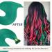 Runatur I Tip Extensions - Real Hair 35cm Blue-Green Teal Pre-Bonded Extensions | Cold Fusion Invisible 20g - Buy Online on GoSupps.com