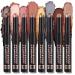 Eyeshadow Stick Metallic Shimmer Cream Eyeshadow Pencil Eye Brightener Stick Smoky Eye Shadow Pen Waterproof Highlighter Makeup Stick For Girls Women Sparkling Eye Makeup (8 Colors Setb)