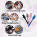 Kopperko 500 Pack 2.5 Inch Black Cosmetic Spatulas - Multipurpose Mini Applicator for Cosmetics, Creams, Crafts - Makeup Tool for Mixing Creams, Skincare - Small Plastic Spatula for Scraping Jars - Buy Online on GoSupps.com