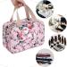 IGNPION Woman Large Travel Toiletry Bag Waterproof Wash Bag Pink Flower - Buy Online on GoSupps.com