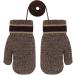 Cute Fox Knitting Full Finger Gloves for Toddlers 1-3 Yrs | Winter Thermal Plush Lining | Kids Cycling Camping Mitten in Bear/Khaki - Buy Online on GoSupps.com