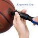 MIRACOL Dual Action Ball Pump with 5 Replacement Needles - Sturdy & Portable Air Pump for Basketball, Soccer, Volleyball, Rugby & More - Buy Online on GoSupps.com